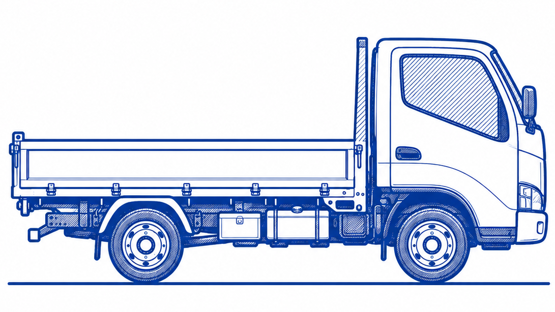 Toyota Dyna light truck leaf springs and suspension components