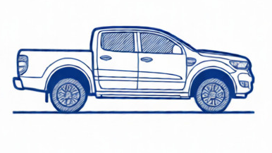 Pickup truck leaf springs and heavy duty pickup suspension components